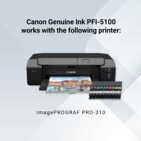 Canon PFI-5100 10-Cartridge Ink Set for  PRO-310 Printer 4