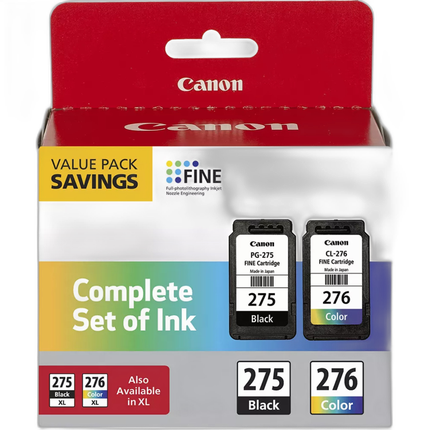 Canon PG-275 XL / CL-276 XL Ink Value Pack