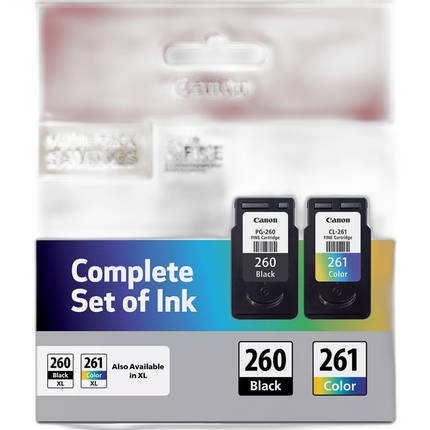 Canon PG-260 Black /CL-261 Color Value Pack