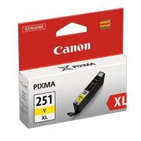 Canon CLI-251 XL High-Capacity Yellow Ink Cartridge 0