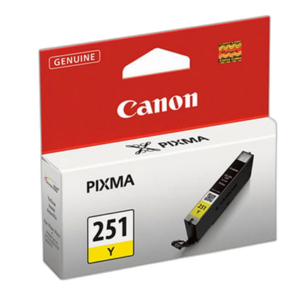 Canon CLI-251 Standard Capacity Yellow Ink Cartridge