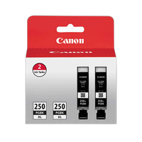 Canon PGI-250PGBK XL Black Twin Pack for Canon MG6620 MX922 MG5620 MG5420 0