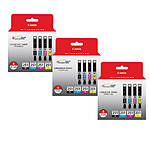 Canon CLI-251 BK/CMY 4 PK Value Pack Ink for Canon InkJet Printers-3 PK 0