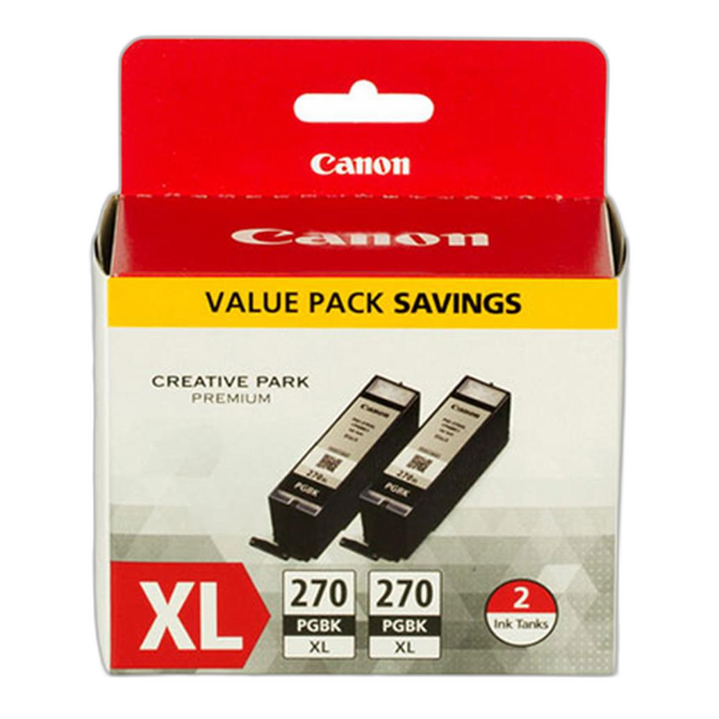 Canon PGI-270XL Pigment Black Twin Pack