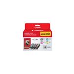 Canon PGI-270/CLI-271 Ink Tanks with PP-201 (50 Sheets) Combo Pack 0