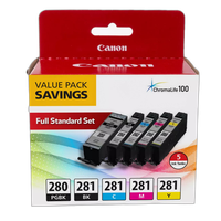 Canon PGI-280/CLI-281 5 Color Value Pack 0