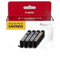 Canon CLI-281 BKCMY 4 Color Ink Tank Value Pack 0