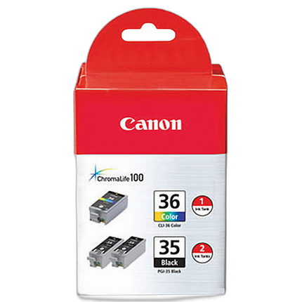 Canon PGI-35/CLI-36 - Value Pack for Canon Pixma iP100 Printer