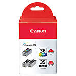 Canon PGI-35/CLI-36 - Value Pack for Canon Pixma iP100 Printer