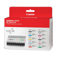 Canon PGI-9 Value Pack for Canon Pixma Pro9500 Mark II Printer 0