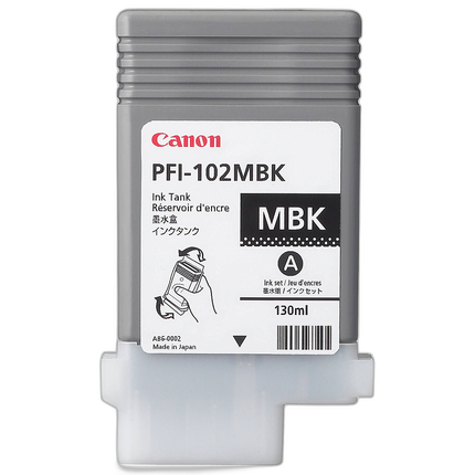 Canon PFI-102MBK Matte Black Ink Tank (130 ml)