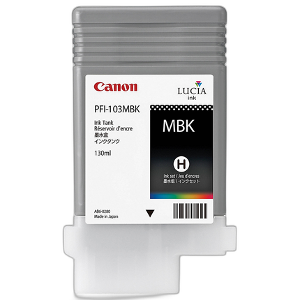 Canon PFI-103MBK Matte Black Ink Tank (130 ml)