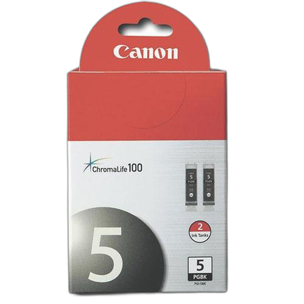 Canon PGI-5BK Twin Pack for Canon Pixma MP600 MP970 and iP3500 Printer