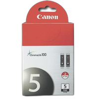 Canon PGI-5BK Twin Pack for Canon Pixma MP600 MP970 and iP3500 Printer 0