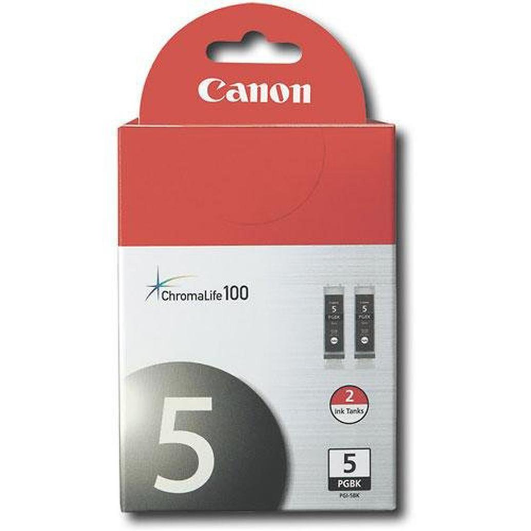 Canon PGI-5BK Twin Pack for Canon Pixma MP600 MP970 and iP3500 Printer