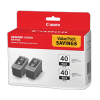 Canon PG-40 Black Ink Cartridge Twin-Pack for iP1600 0
