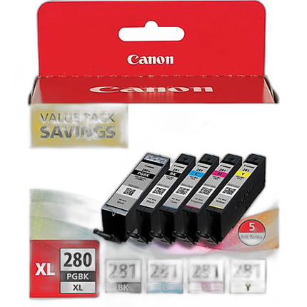 Canon PGI-280XL/CLI-281 5 Color Pack