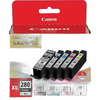 Canon PGI-280XL/CLI-281 5 Color Pack 0