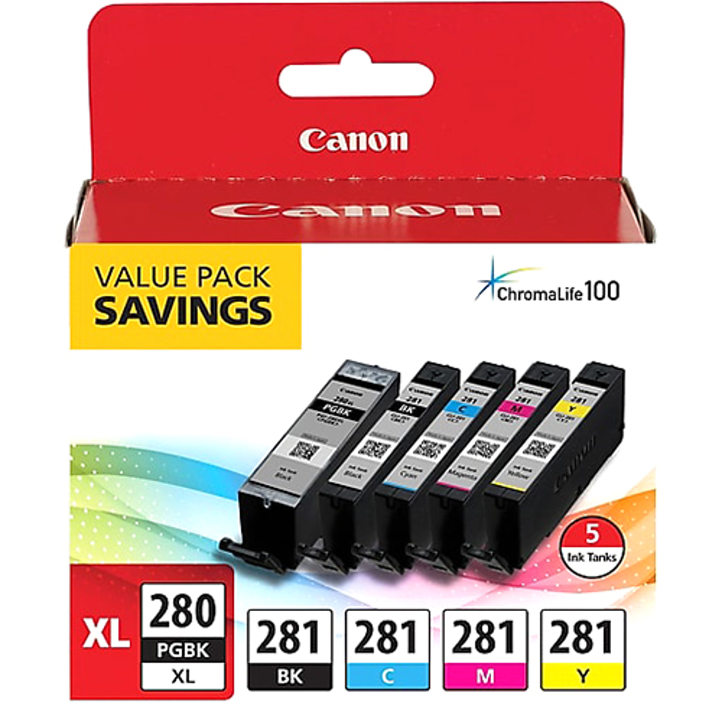 Canon PGI-280XL/CLI-281 5 Color Pack