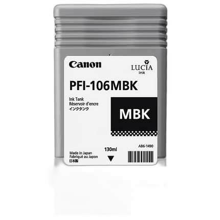 Canon PFI-106MBK Matte Black Ink Cartridge (130 ml)