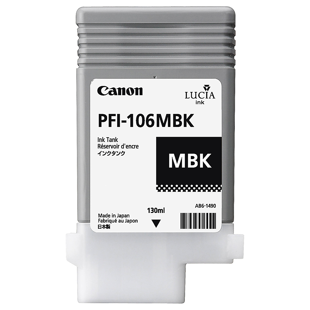 Canon PFI-106MBK Matte Black Ink Cartridge (130 ml)