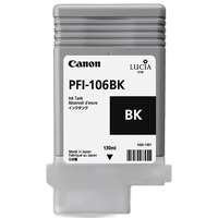 Canon PFI-106BK Black Ink Cartridge (130 ml) 0