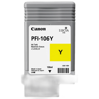 Canon PFI-106Y Yellow Ink Cartridge (130 ml) 0