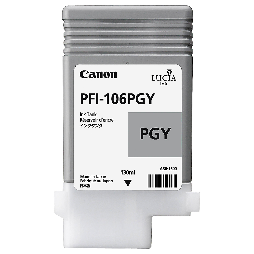 Canon PFI-106PGY Photo Gray Ink Cartridge (130 ml)