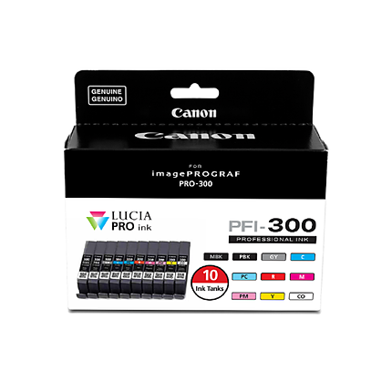 Canon PFI-300 10-Color Ink Tank Pack
