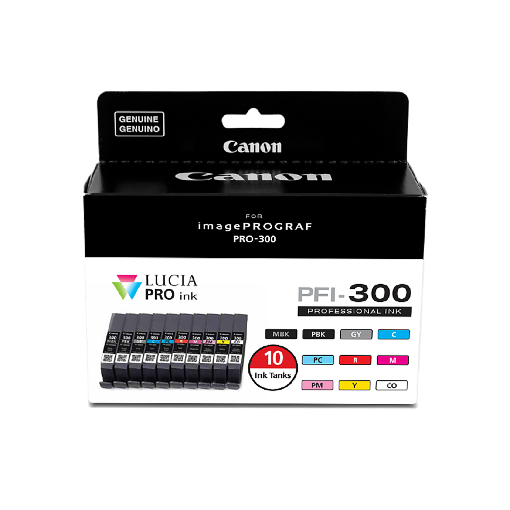 Canon PFI-300 10-Color Ink Tank Pack