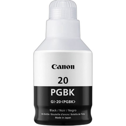 Canon GI-20 Black Ink Bottle (170mL)