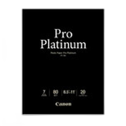 Canon 8.5X11 Pro Platinum Photo Paper (20 Sheets)