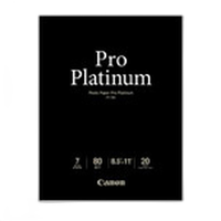 Canon 8.5X11 Pro Platinum Photo Paper (20 Sheets) 0