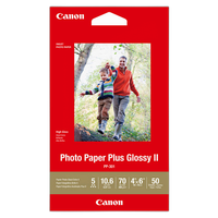 Canon 4x6 Photo Paper Plus Glossy II - 50 Sheets 0