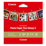 Canon 5x5 Photo Paper Plus Glossy II - 20 Sheets 0
