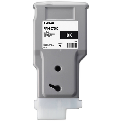 Canon PFI-207BK Black Ink Cartridge (300 ml)