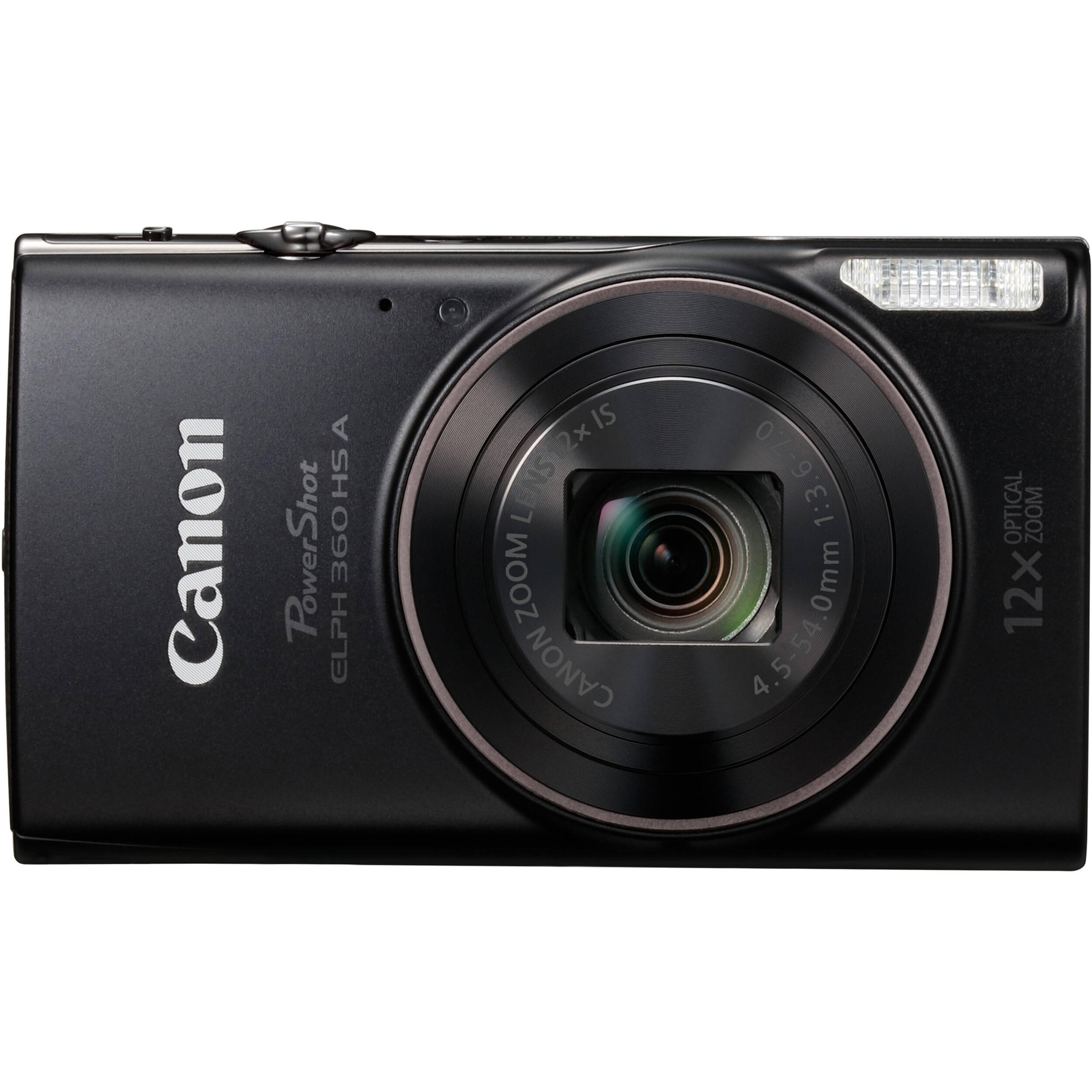 Canon POWERSHOT ELPH 360 HS A Point and Shoot Camera (Black)