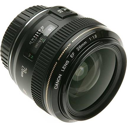 Canon EF 28 f/1.8 USM Wide Angle Lens - Black