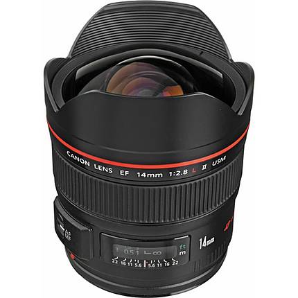 Canon EF 14mm f/2.8L II USM Ultra-Wide Angle Lens - Black