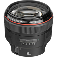 Canon EF 85mm f/1.2L II USM Medium Telephoto Lens - Black