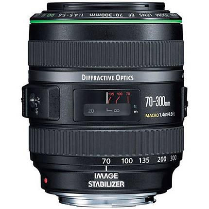 Canon EF 70-300mm f/4.5-5.6 DO IS USM Telephoto Zoom Lens - Black