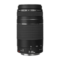 Canon EF 75-300mm f/4-5.6 III Telephoto Zoom Lens - Black 1