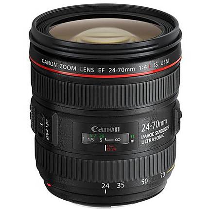 Canon EF 24-70mm f/4L IS USM Standard Zoom Lens - Black