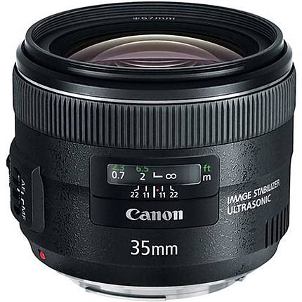 Canon EF 35mm f/2 IS USM Wide Angle Lens - Black