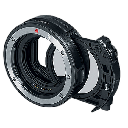 Canon EF-EOS R Drop-in Filter Mount Adapter with Circular Polarizing Filter