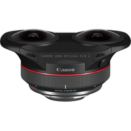 Canon RF 5.2mm f/2.8L Dual Fisheye 3D VR Lens