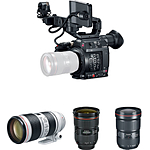 Canon EOS C200 Cinema Camera with Triple Lens Kit 0