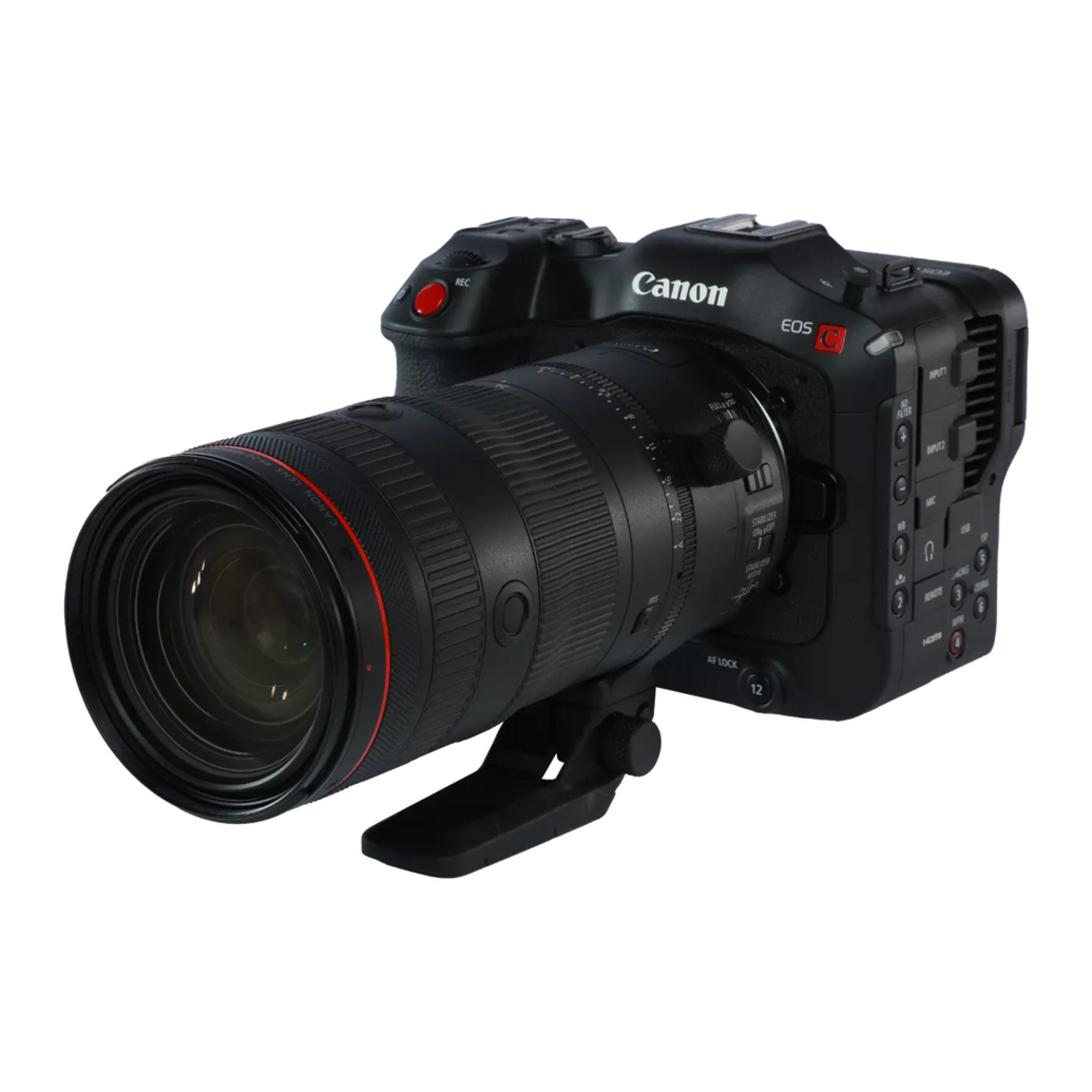 Canon EOS C70 Cinema Camera with RF 24-105mm F2.8 L IS USM Z and Power Zoom