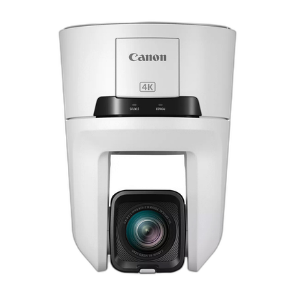 Canon CR-N500 4K NDI PTZ Camera with 15x Zoom (Titanium White)