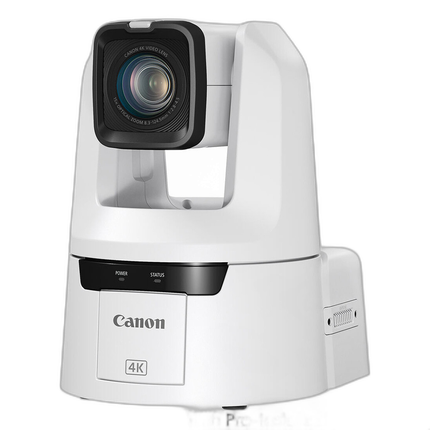 Canon CR-N700 4K PTZ Camera with 15x Zoom and Auto-Tracking App (White)